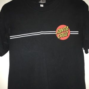 black santa cruz t-shirt